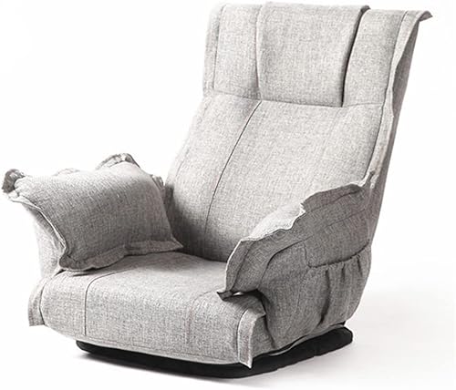EODNSOFN - Silla giratoria plegable para suelo rotación de 360 grados muebles de sala de estar sillón tapizado para relajarse