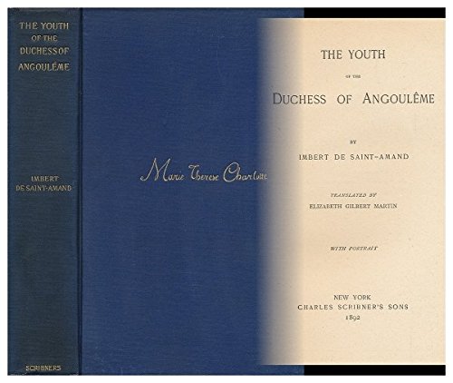 The Duchess of Berry and the court of Charles X... B0006AE7HG Book Cover