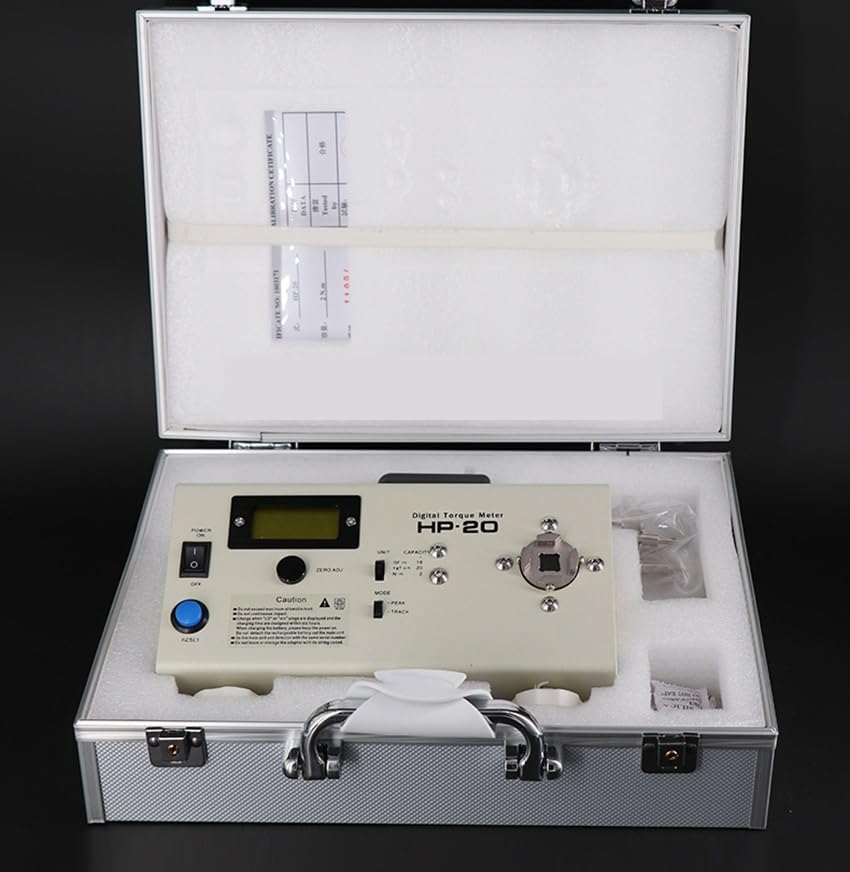 Force Gauge, 10-20-50-100 Digital Torque Meter High Precision Electric Screwdriver Wrench Torque Tester Torque Meter for Lab Tension(10)