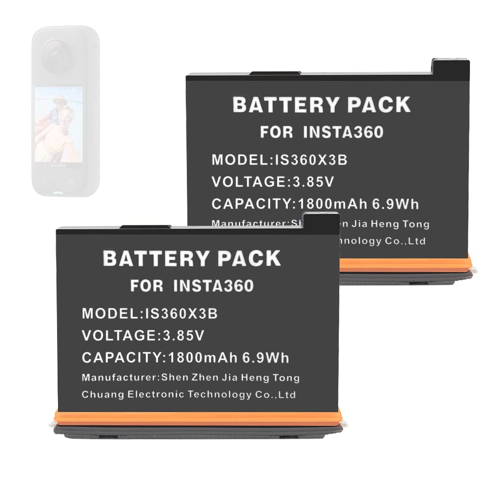 Amazon | insta360 x3 バッテリー 互換 1800mAh交換バッテリーBattery