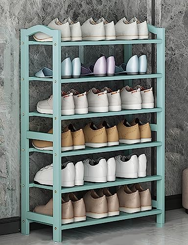 Rangement chaussures bambou gain de place meuble d'angle autoportant entrée - 2