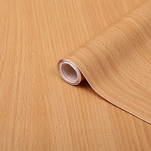 Vinyl Warehouse d-c-fix Rotbuche European Beech Wood Sticky Back Furniture Wrap Vinyl (W)90cm (L) Sold by The metre