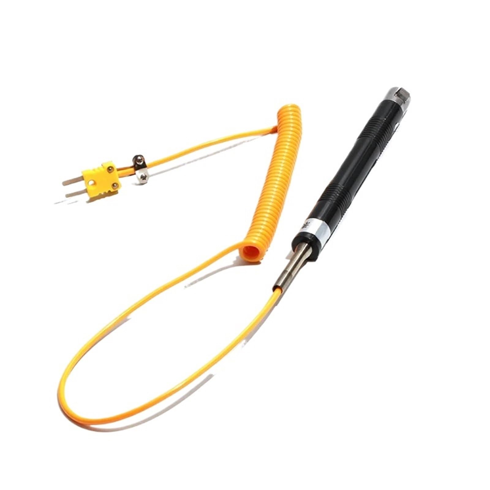 UDHBJEBQ NR-81531A / NR-81531B K-Type Temperature Probe Surface Thermocouple Sensor Straight Handle Handheld Thermometer Probe(NR-81531A)