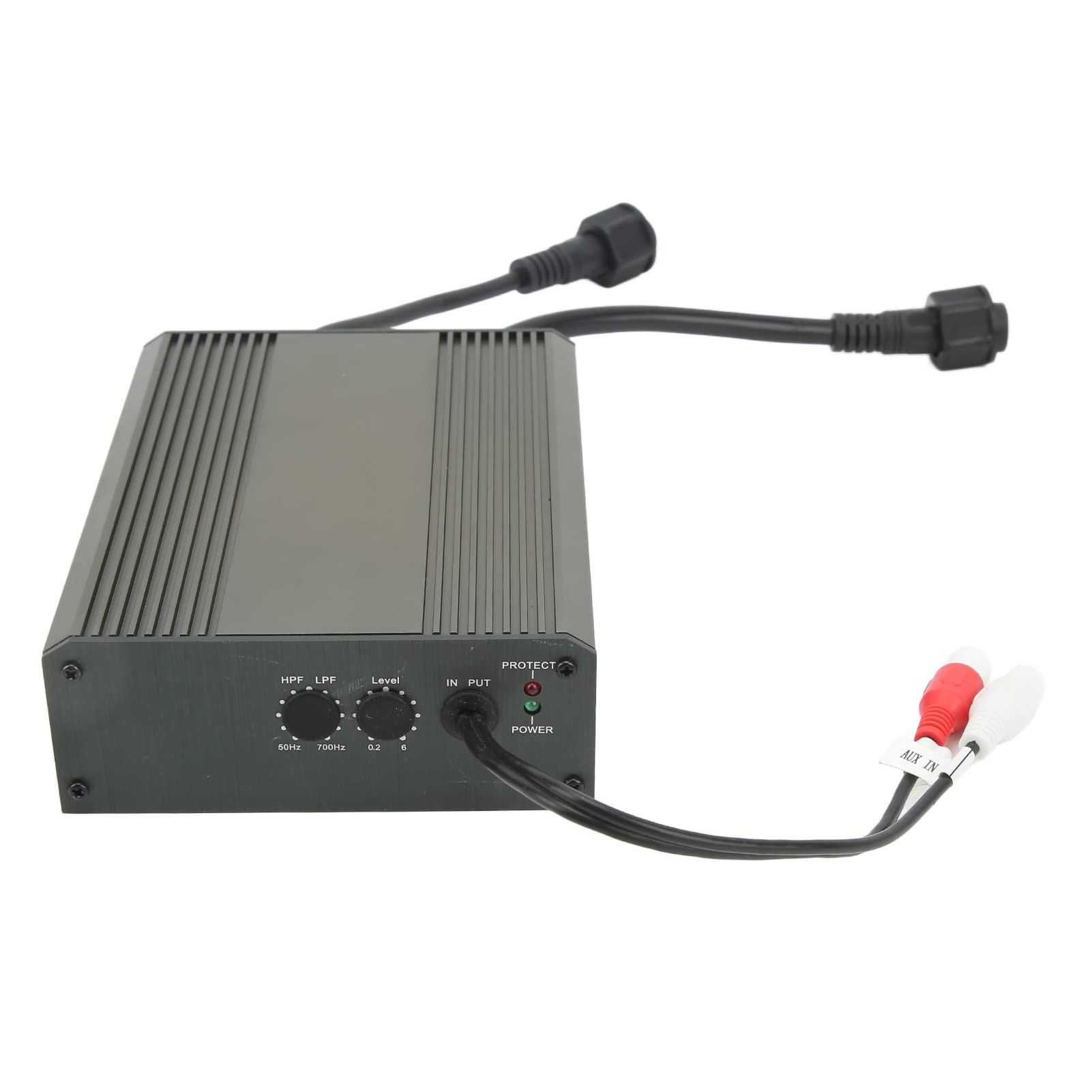 Amplificador de Coche de 2 Canales Amplificador de Potencia Inteligente de 100W para Audio Mejorado en Automóviles
