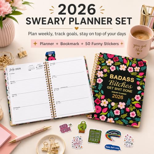 40% Off Badass Bitches Sweary Planner - Code 8Z354OWB - Image 6