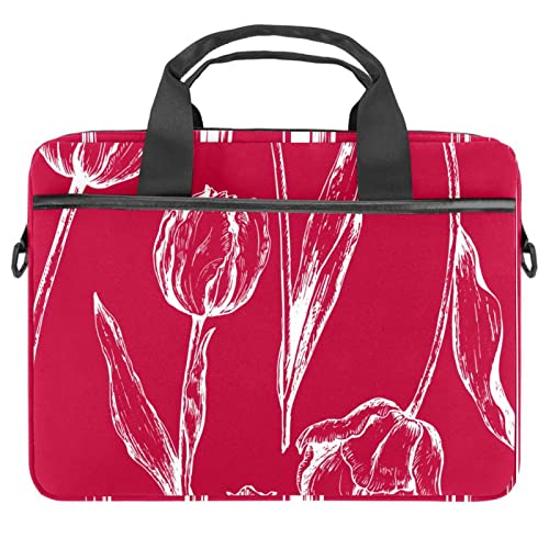 Sacoche ordinateur 13.3 14.5 pouces tulipes contre les chocs et les rayures