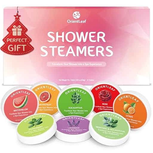 ORIENTLEAF Bombas de Ducha para Aromaterapia San Valentín Regalos Mujer 8 Piezas | Ya disponible en tu tienda friki favorita! En mundofriki.es!