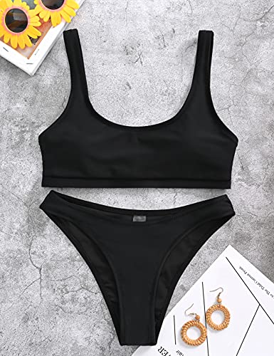 High Cut Bikini Sets for Women Two Piece Swimsuit Crop Top Brazilian Thong Bathing Suit4
