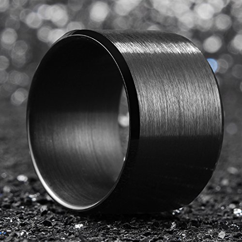 Image of King Will Basic 10mm Tungsten Carbide Ring for Men Matte Polished Engagement Band Comfort Fit