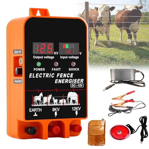 Alimentation clôture électrique 12V haute tension 20km pour moutons