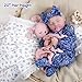 Aori 20 Inch Weighted Reborn Baby Doll - Hyper Realistic Lifelike Newborn Girl with Outfit, Collectible Soft Body Baby Doll for Girls Age 3 for Christmas/Birthday