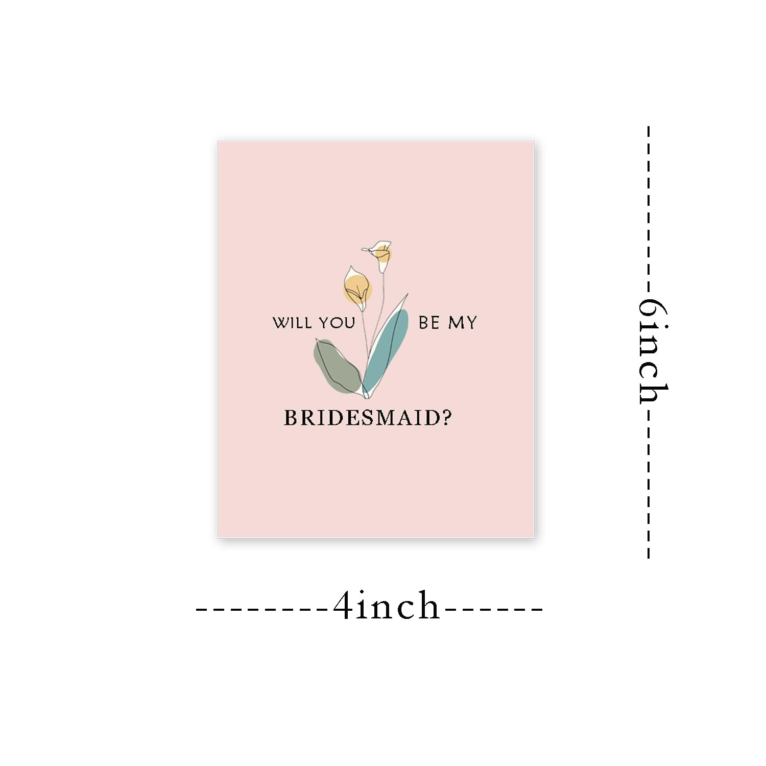 Remarkabel 24 Pcs Bridesmaid Proposal Cards with Envelopes,Includes Will You Be My Bridesmaid, Maid of Honor, Matron of Honor - Image 3