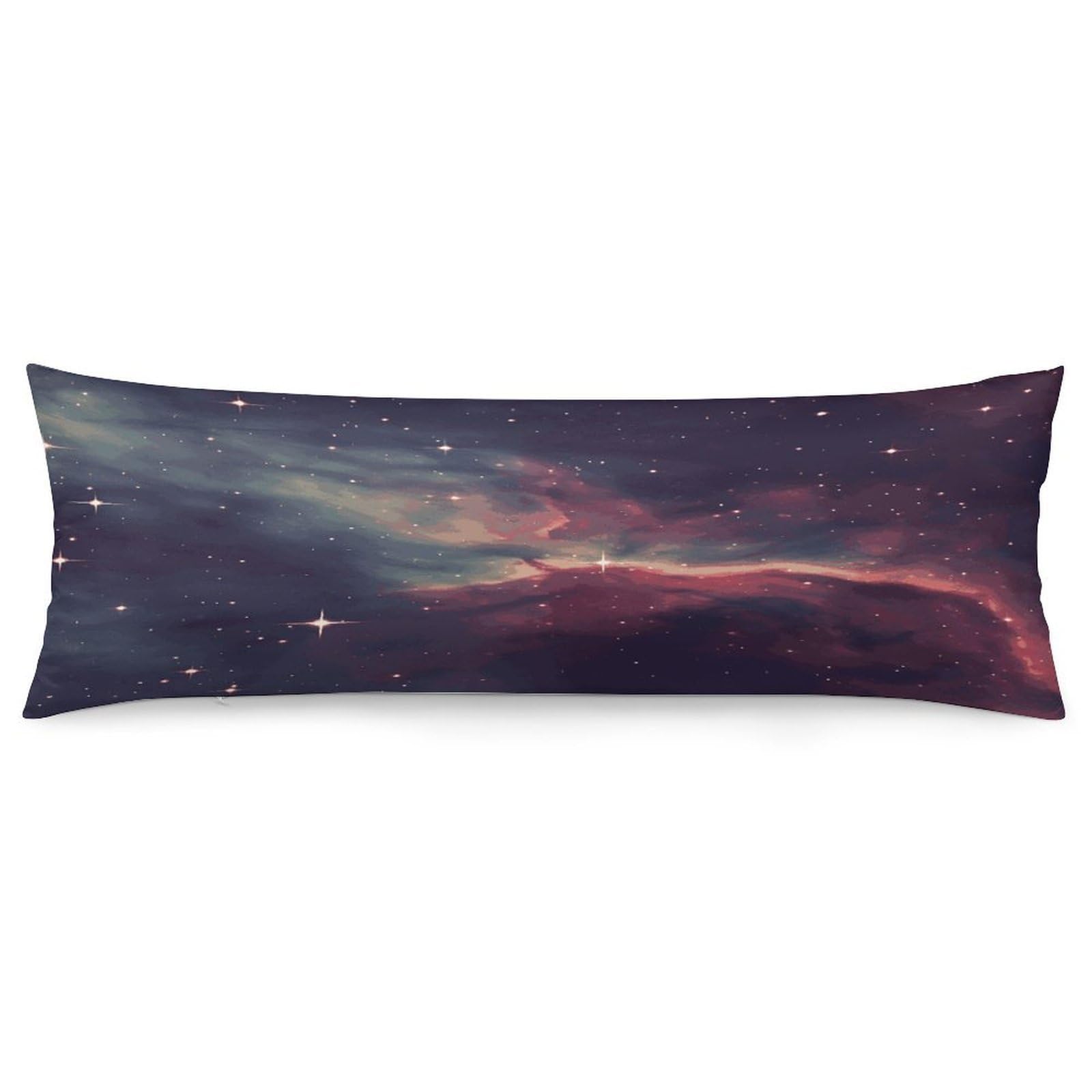 Star Field in Deep Space Pillowcase Decorative Long Body Pillow Case Soft Breathable Body Pillow Cover Modern Large Pillowcase Cute Body Pillow Pillowcases for Bedroom Couch 18.9 X 53 Inch