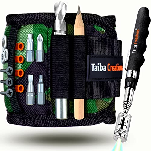 Geschenke für Männer Valentinstag, Magnetarmband Handwerker inkl. Magnetstab, Bleistift, Vater Papa Herren kleine Geschenke Valentinstag Geschenk für ihn, Werkzeuggürtel Geschenkideen Gadget