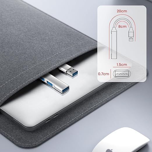 Image of 4-in-1 USB Hub Dock Multiport Adapter | 1xUSB 3.0 & 3xUSB 2.0 Ports | Up to 5Gbps High-Speed Data Transfer | Compact USB Splitter for Laptop, PC & MacBook