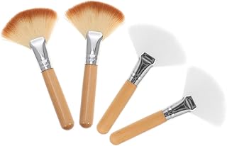 VICASKY Large Fan Powder Makeup Brush Set 4pc...