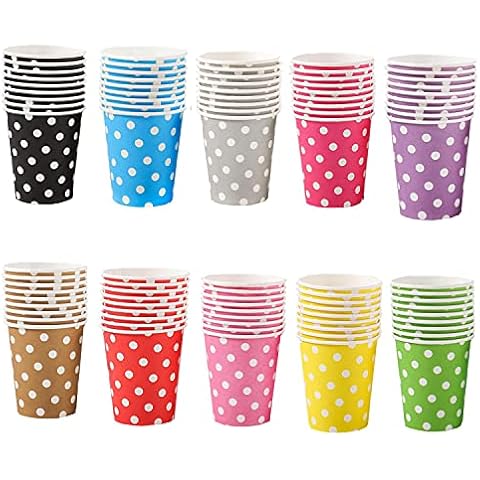 Sonwaha Vasos de Cartón Desechables 50 PCS Cover