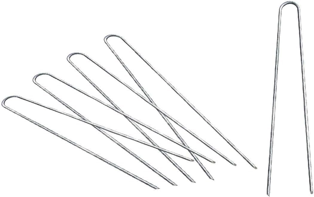 Sandbaggy 12 inch Extra Long Landscape Staples~ Landscape Fabric Pins, Ground Cover -Garden Lawn Stakes Heavy Duty - Fence Anchors - Lawn Nails - (10000 Staples)