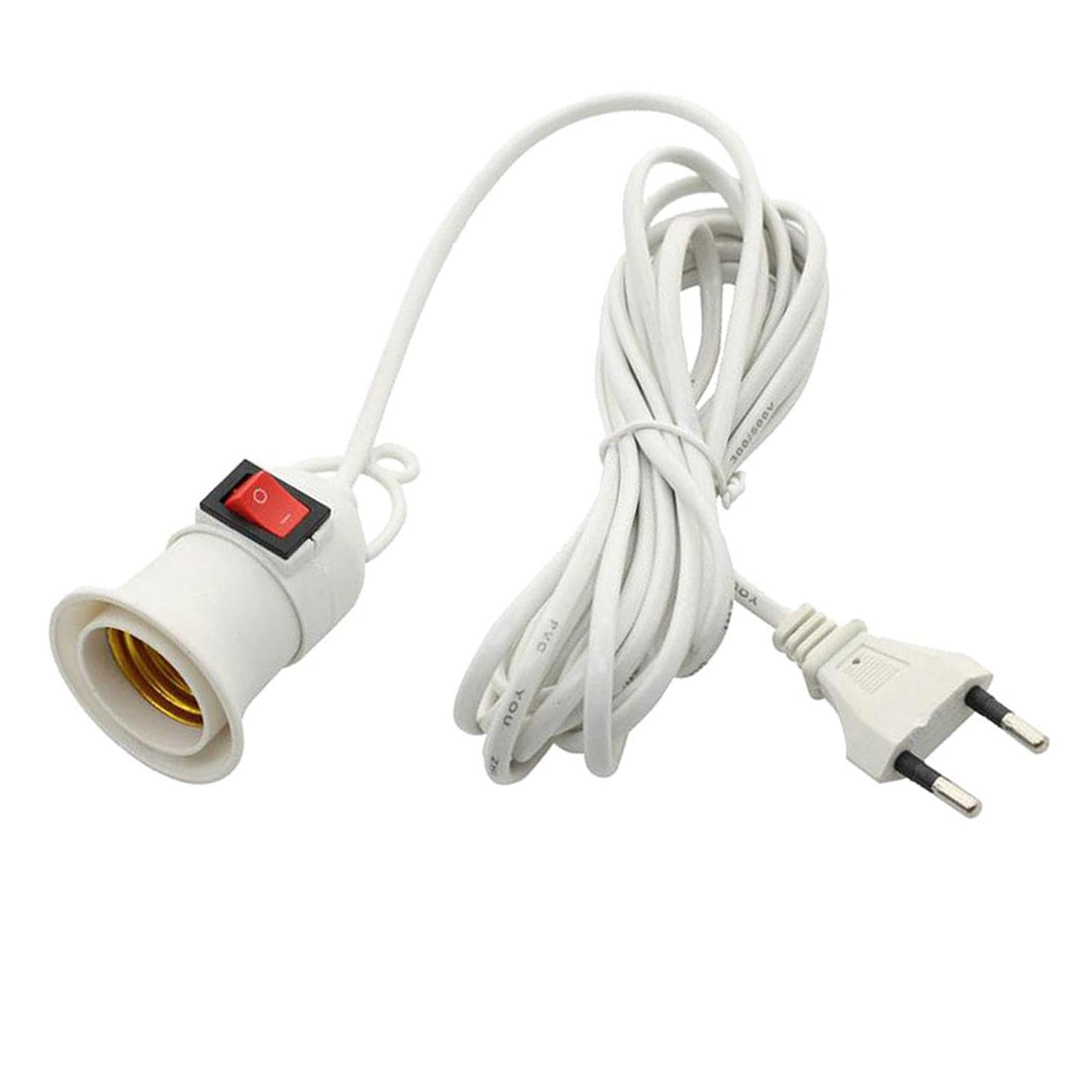 ARTISOUL® E27 Light Socket with Wire E27 Lamp Base for Desktop Hallway Home Decoration 4M | Lamps, Lighting & Ceiling Fans | Lighting Parts & Accessories-image-11