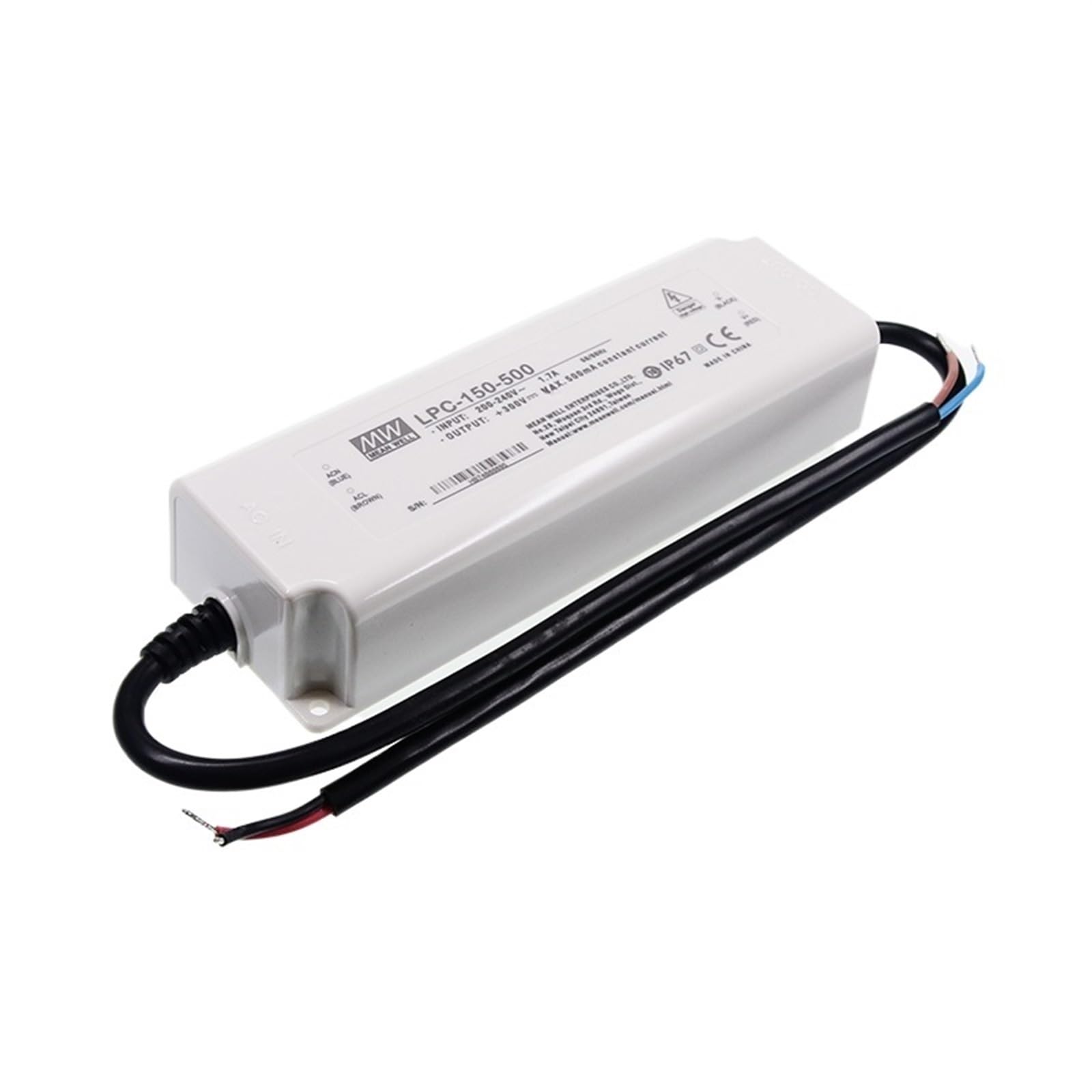 FCARUMIQP LPC-150-700 Switching Power Supply 700mA 107~215V DC 150W IP67 Waterproof LED Driver 220VAC