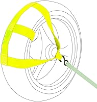 Vista 9 de MOTO4U Correa Universal de Amarre para Rueda Trasera de Motocicleta en Negro