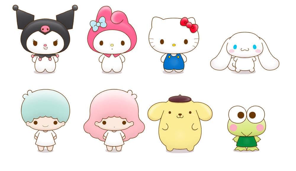 銀魂×サンリオキャラクターズ　フィンガーマスコット　もちころりん 銀魂×Sanrio characters もちころりん 8個入り1BOX｜ホビーの