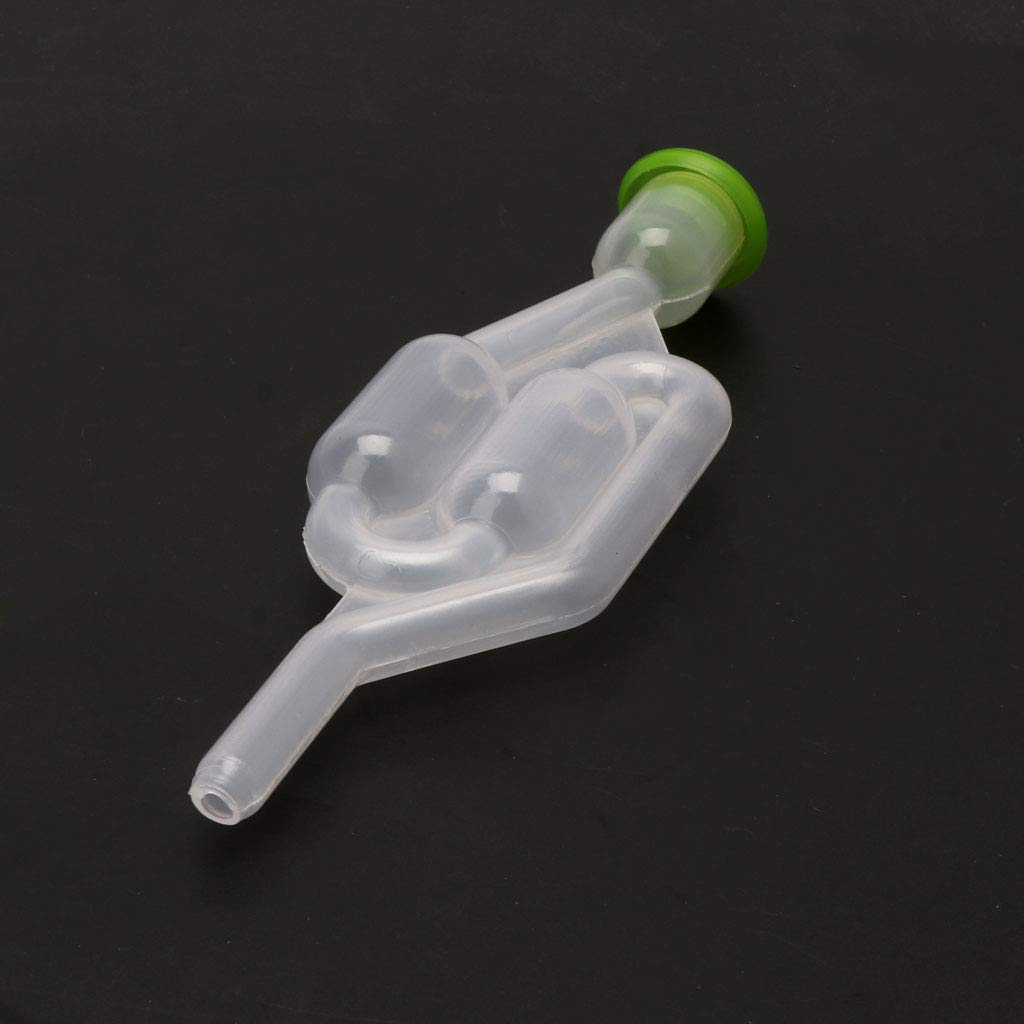 5 Pcs S Shape Twin Bubble High Transparency Fermentation Bubbler For Wine Making And Beer Making