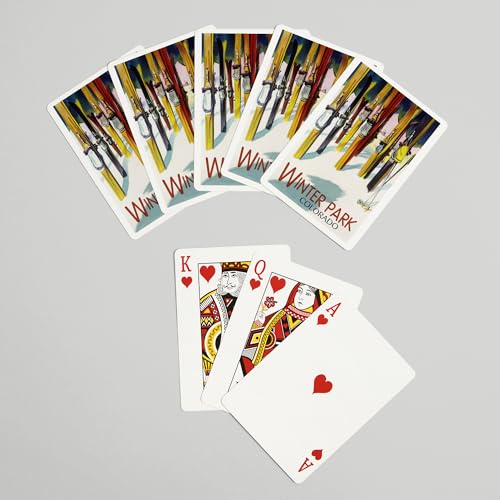 Baraja de poker Winter Park Colorado, 52 cartas miniatura 7