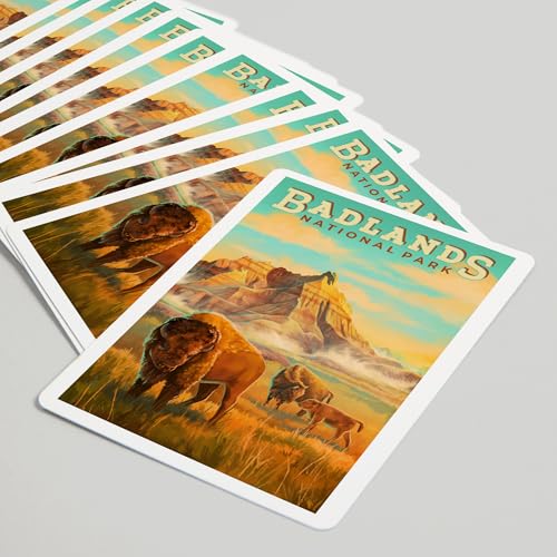 Lantern Press Naipes Póker Badlands National Park 52 Cartas miniatura 5