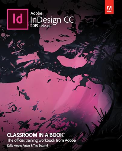 Livre Adobe InDesign CC Classroom in a Book 2019 tutoriel anglais