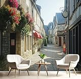 【Impression 3D Haute Définition】- Grâce à une technologie d'impression 3D de pointe, chaque fresque murale présente des motifs réalistes et lumineux avec une profondeur saisissante. fresque murale présente des motifs Pavé Rue réalistes et lumineux avec une profondeur saisissante. Quel que soit le style, transforment vos murs en véritables œuvres d’art immersives.