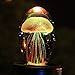 Produktbild JINGRU 3D Kinder Nachtlicht Quallen Lampe Quallen Licht LED Mehrfarbige Beleuchtung Baby    Kristall Fisch Für Kinder Geschenke Dekor