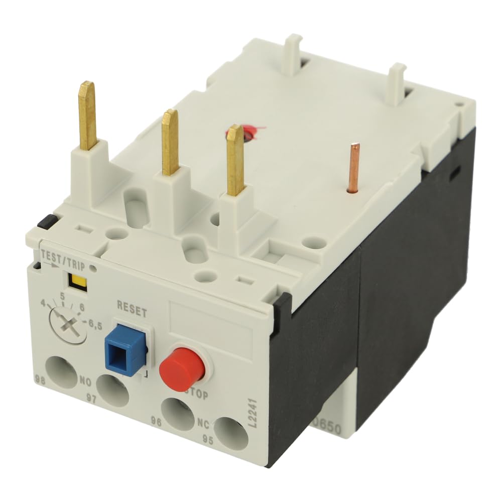 RF380650 | LOVATO Thermal Overload Relay -, 38 A Contact Rating, 4-6.5 A, 690V AC, 3 Pole