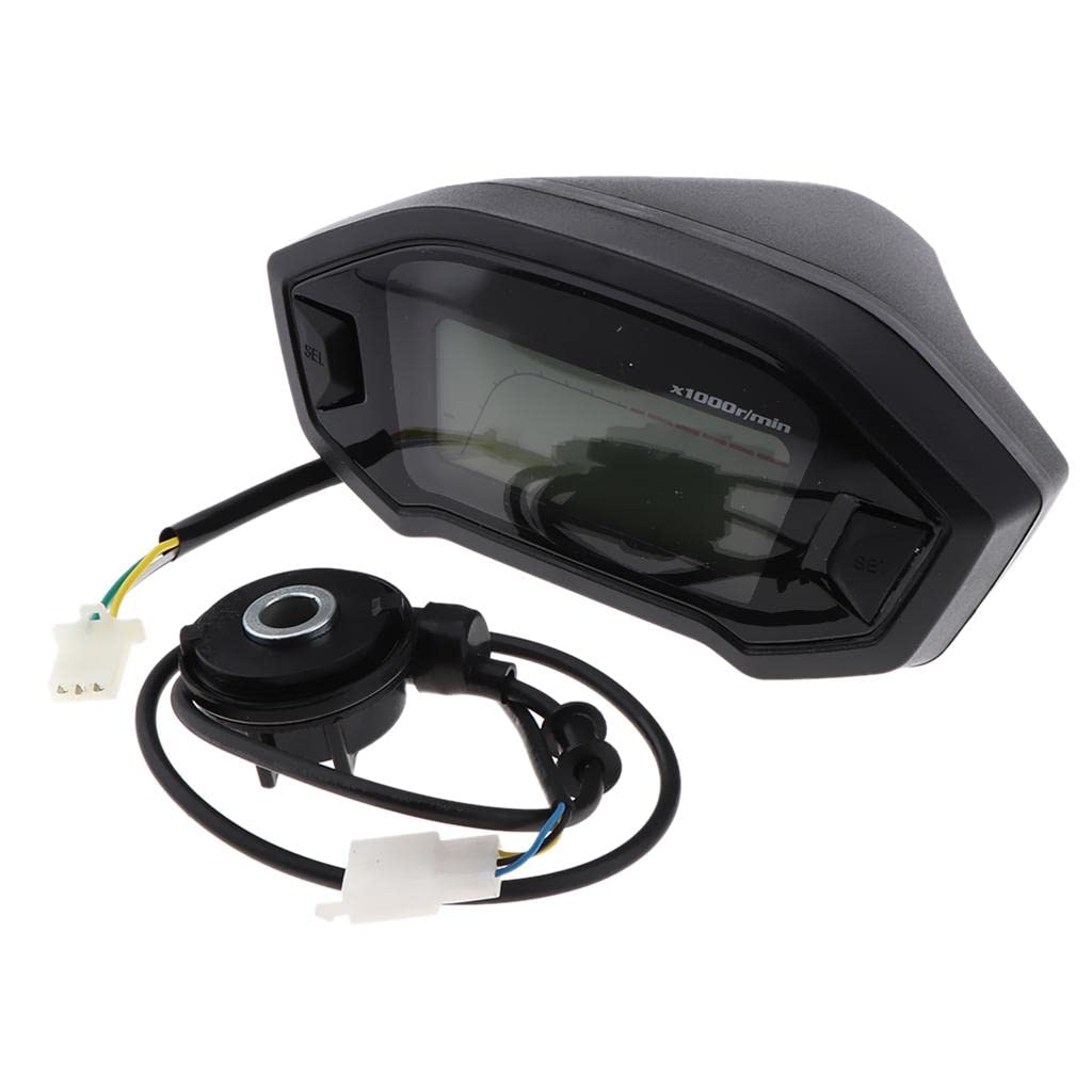 Universal Lcd Digital Backlight Motorcycle Odometer Speedometer Tachometer | Motorcycle Parts | Instruments & Gauges | Speedometers-image-27