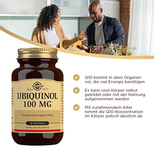 Solgar 100 Mg (Reduced Coq-10) Softgels Ubiquinol, 50 Ct #TOP2