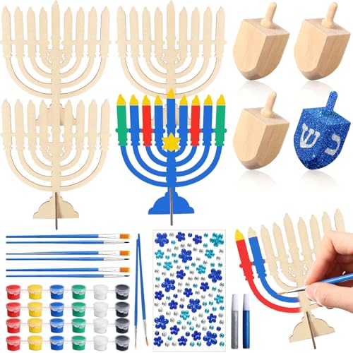 Paint Your Own Menorah (Wood)