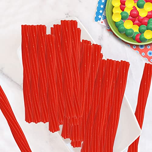 Twizzlers Pull 'N' Peel Watermelon Candy 6 Lb Individually Wrapped 0.8 Oz. Fun Size Licorice Chewy Christmas, Easter, Kosher Sweets By Zeeskeit #TOP2