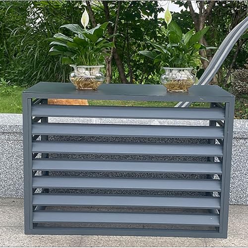 Cubierta de aluminio para aire acondicionado que evita averías exteriores