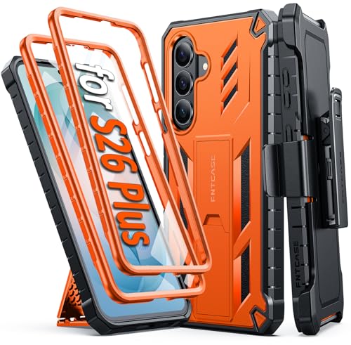 FNTCASE for Samsung Galaxy S26+ Plus Case, Belt Clip Holster, Kickstand