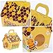 PRETYZOOM Elegant Bee Candy Party Favor Boxes 10pcs Paper Candy Boxes for Decorations Perfect for Shower