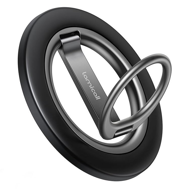 Lamicall for MagSafe Magnetic Phone Ring Grip - 360 Rotation Finger Grip Holder Stand Super Magnet Cell Phone