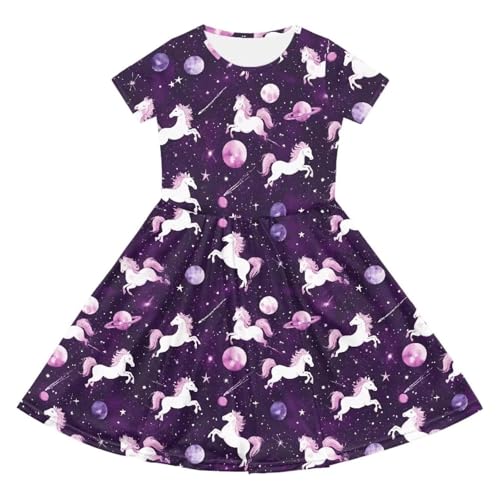 Robe en coton léger pour fille avec finitions soignées