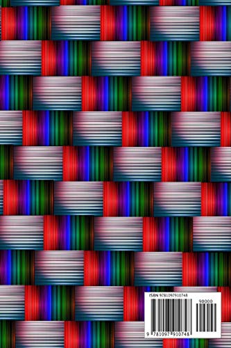 5x5 Quad Ruled Paper Notebook For The Creative: Quad Ruled Squared Graph Paper For Any Design Project. Abstract Multicolor Lines 3D Effect Design Pattern Cover. - Image 2