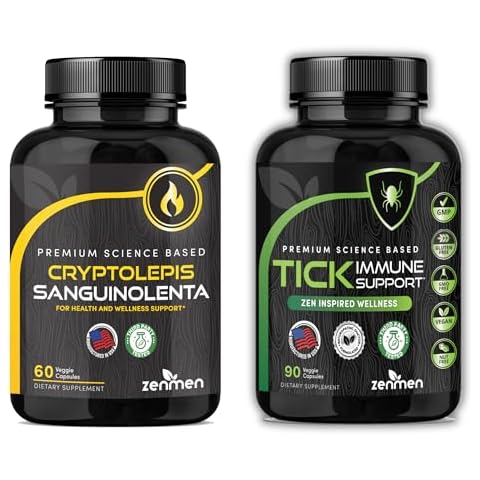Zenmen Immune Support Bundle: Tick Immune Support and Cryptolepis Sanguinolenta Capsules Cover