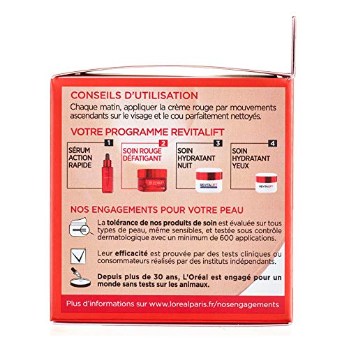 Crème Visage Anti rides Défatiguant Au Ginseng Revitalift 'oreal Paris Le Pot De 50ml - vue 10