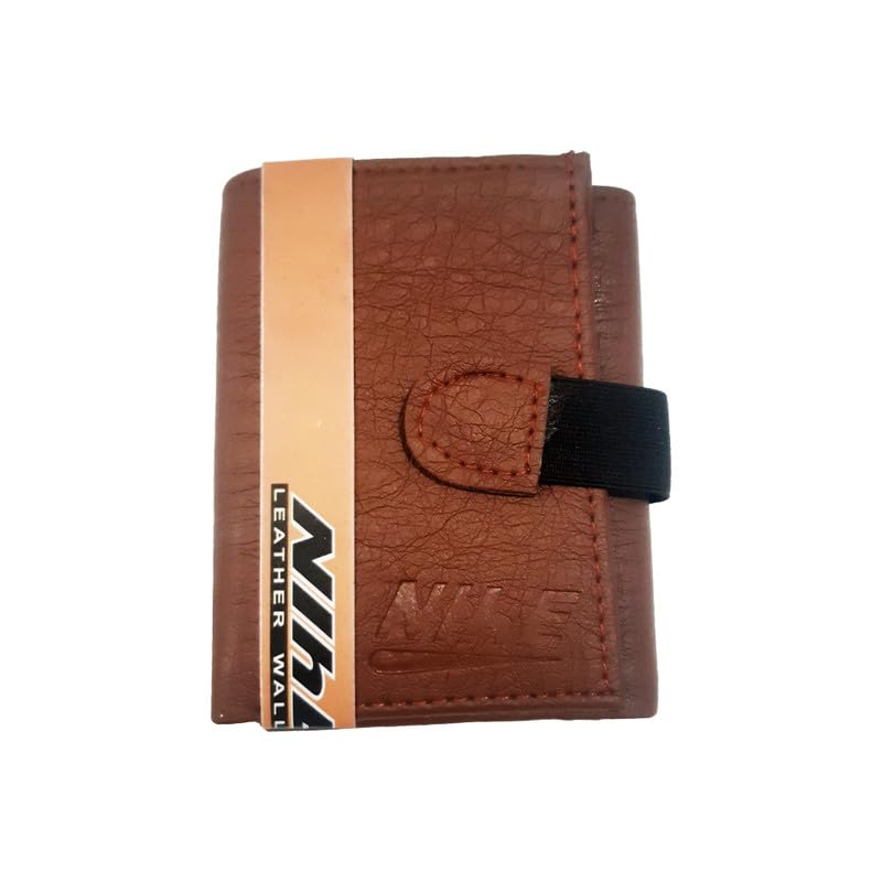 [FW-M-WLT3-LBR Genuine Leather Wallets for Men,Light Brown Color,Double Folded, Protected Leather Wallet for Men[Pack of 1]