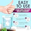 Retainer Cleaner Tablets - 120 Denture Cleaning Tablets & Aligner Cleaner - Removes Odors & Stains – For Aligners, Retainers, Dentures, Night Guards - Mint Flavor