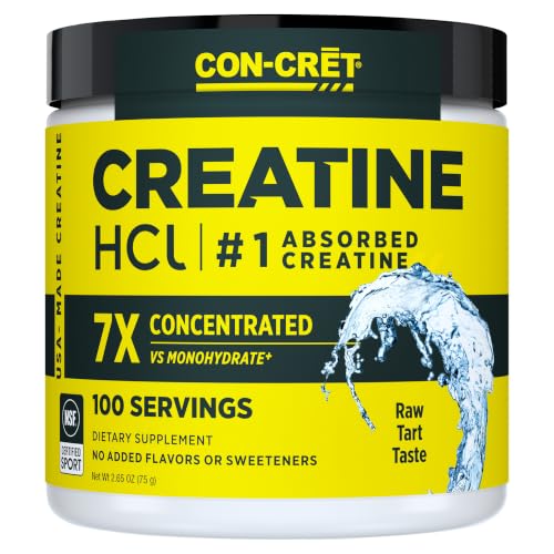 9 Best No Bloat Creatine for Seniors: Tested & Ranked for 2026 8 CON-CRET Creatine HCl Powder for Women and Men, Unflavored, 100 Servings