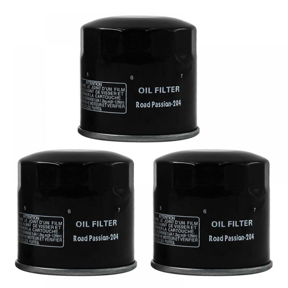 Filtr oleju motocyklowego kompatybilny z VTX1800 VTX1800C VTX1800F VTX1800N VTX1800R VTX1800S VTX1800T ARX1500N3 ARX1500T3 dostępny od 1 do 4 sztuk (3 szt.)