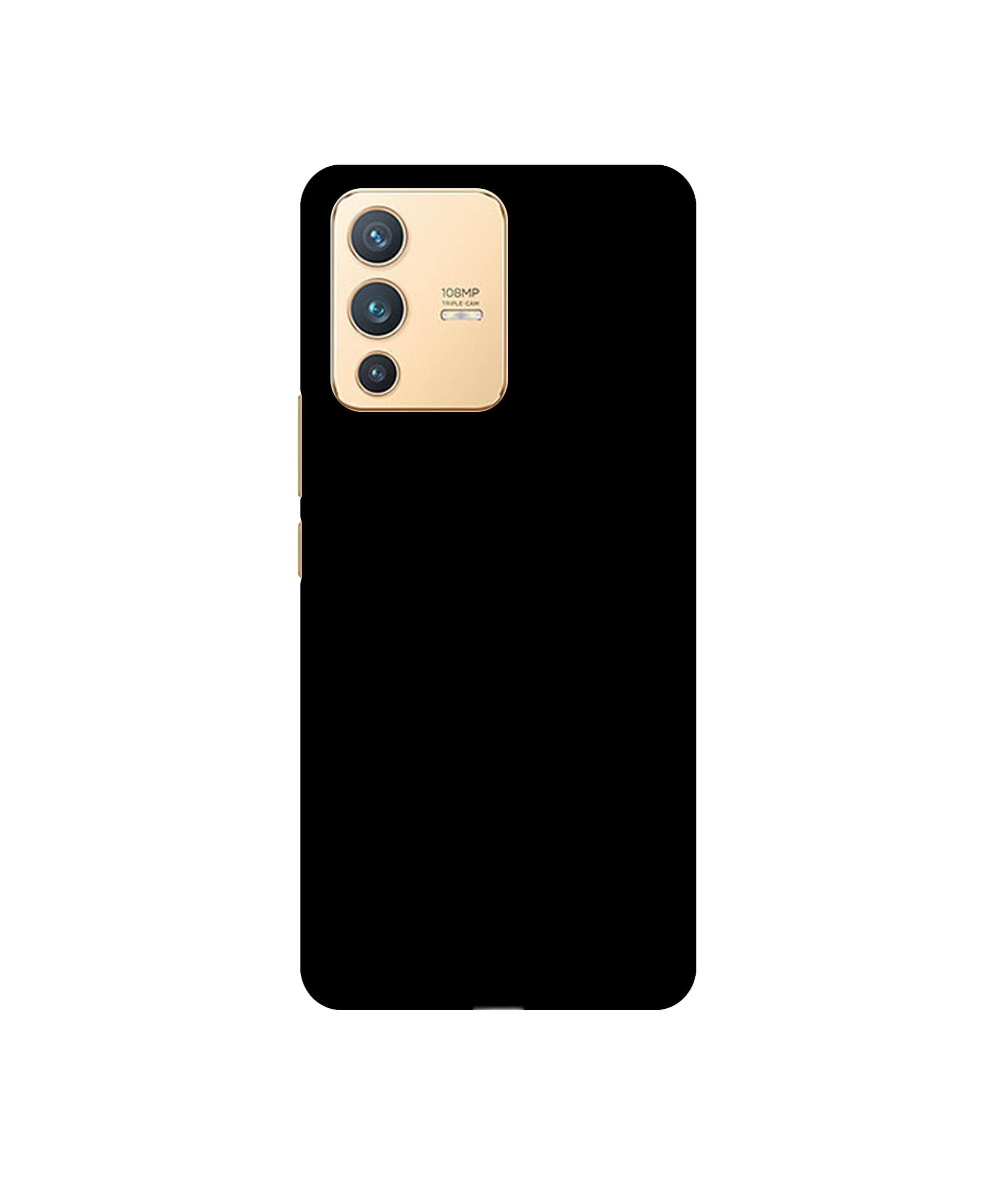 Casotec Basic Case for Vivo V23 5G (Plastic_Black)